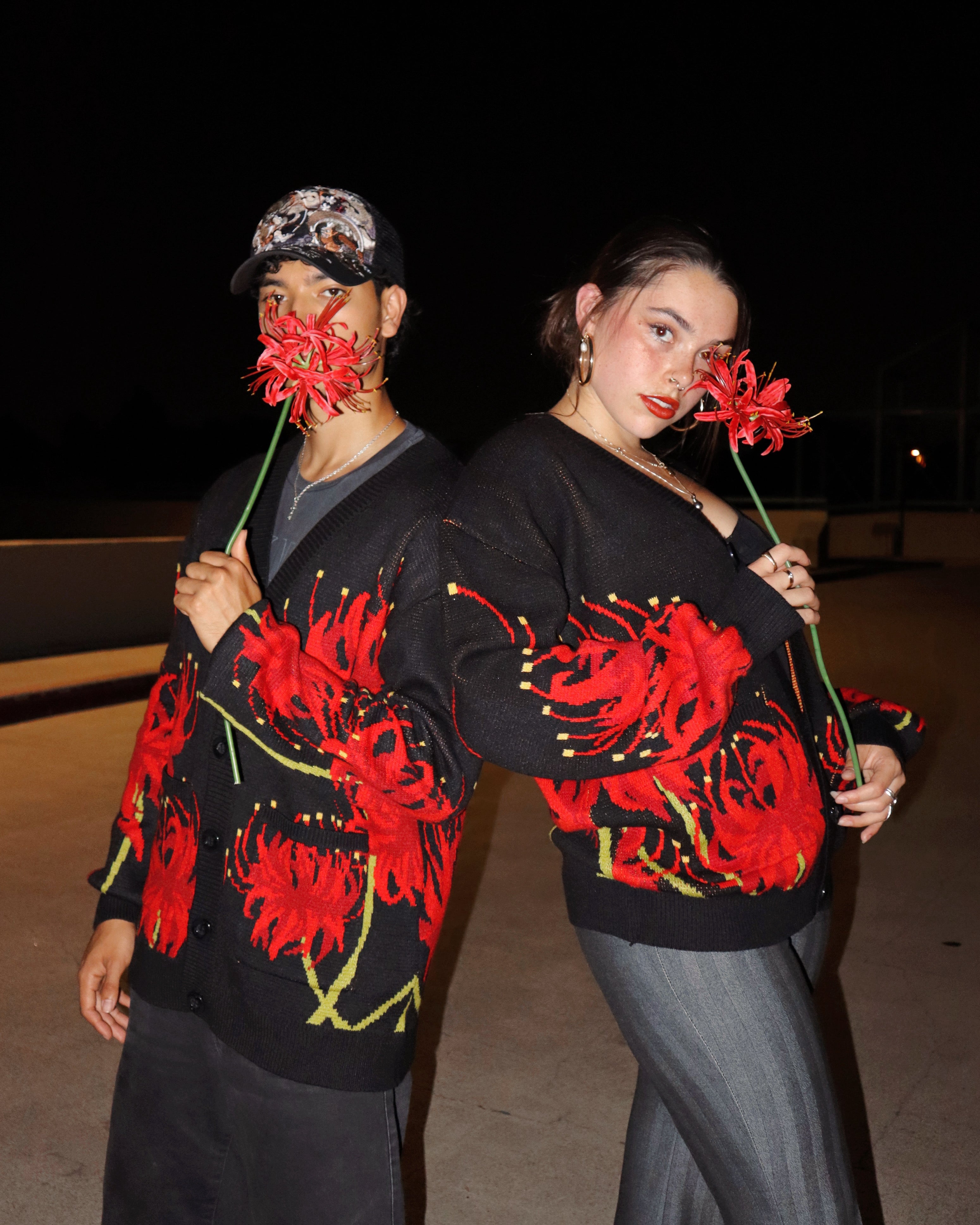 Blue Spider Lily Cardigan – Steady Hands