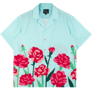 Carnation Flower Button Up