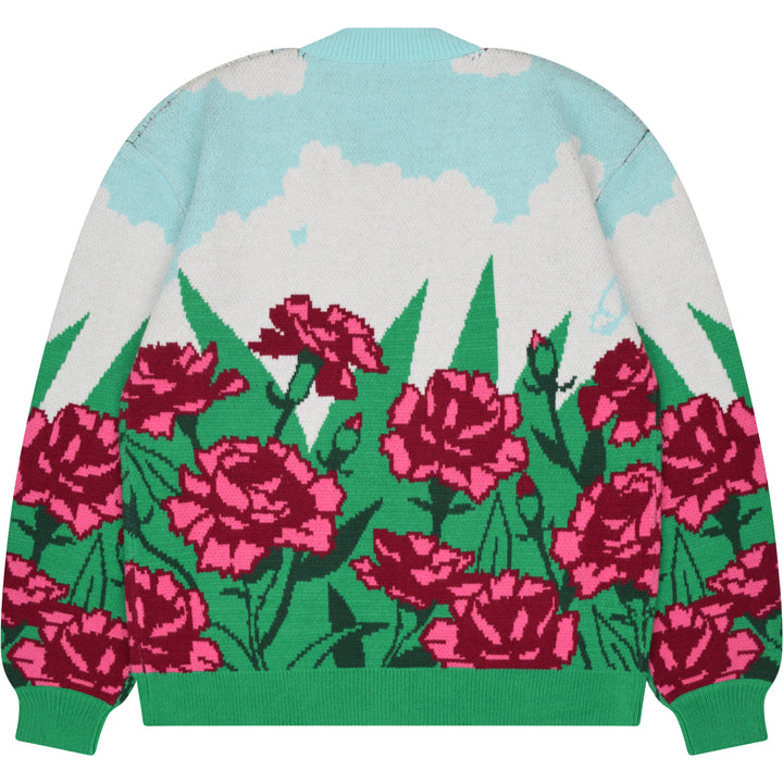 Carnation Flower Cardigan
