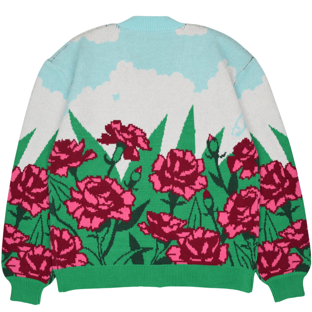 Carnation Flower Cardigan