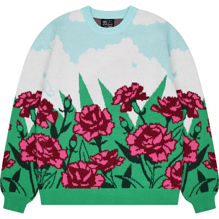Carnation Flower Sweater
