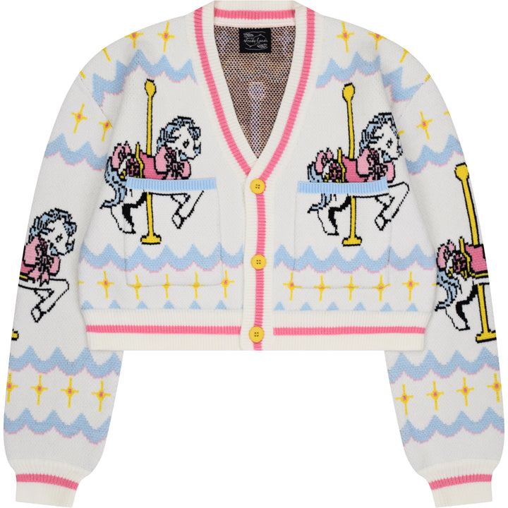 Carousel Cropped Cardigan