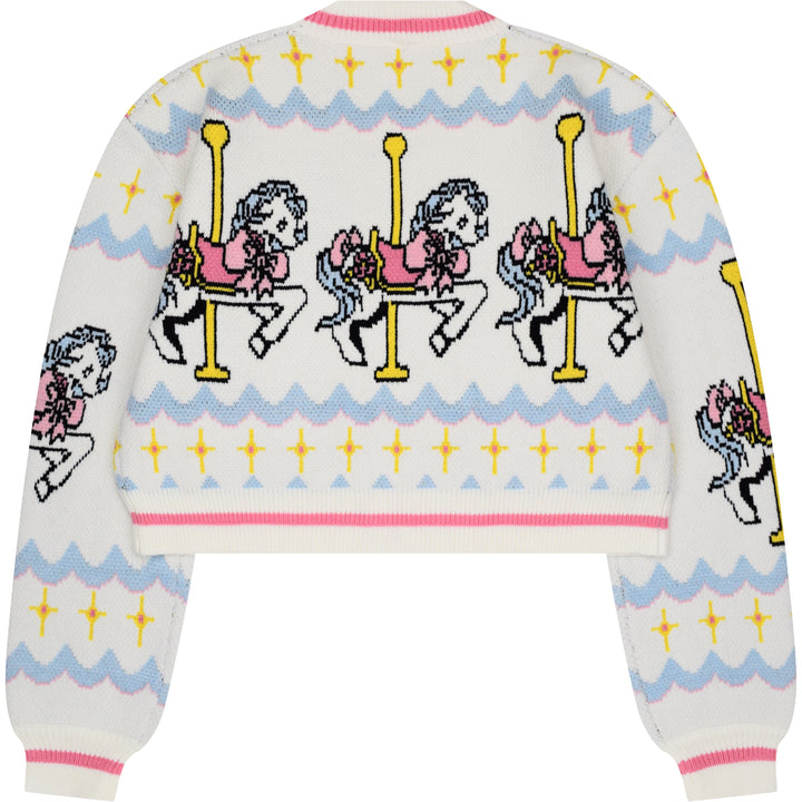 Carousel Cropped Cardigan