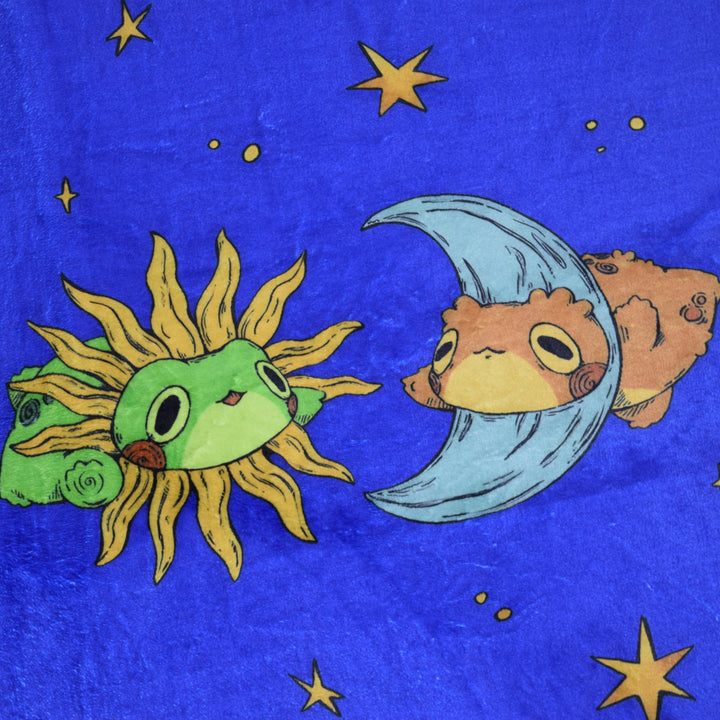 Celestial Frog and Toad Blanket