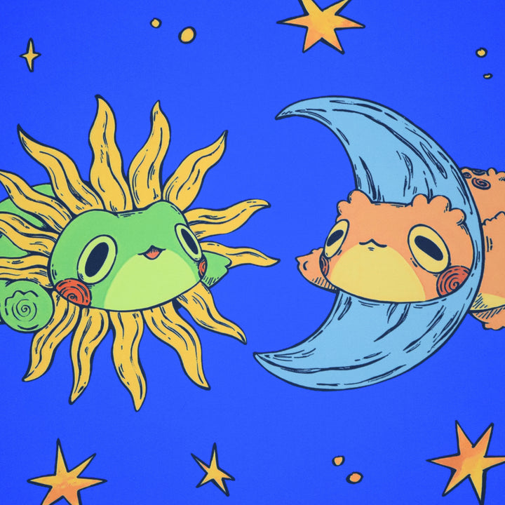 Celestial Frog and Toad Desk Mat