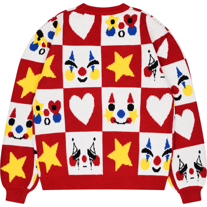 Checkered Clown Sweater