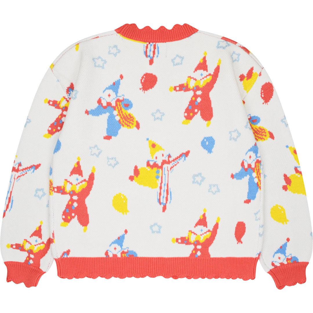 Clownin' Around Cardigan