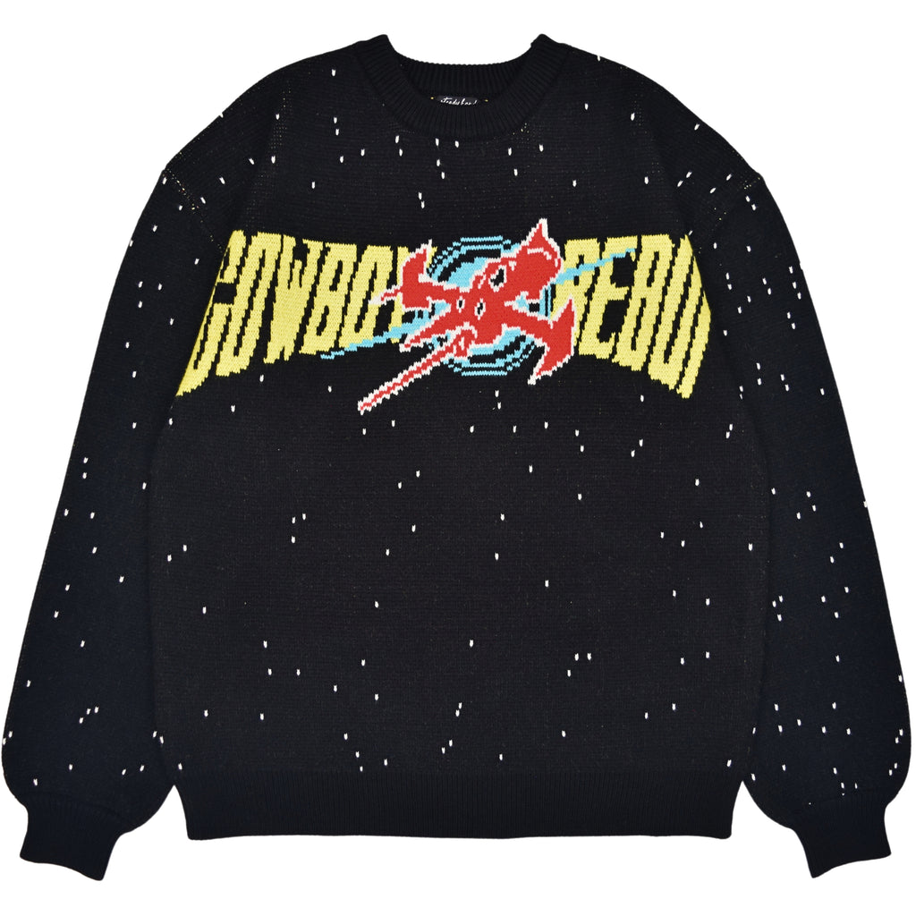 トップス COWBOY BEBOP X WDS CREW NECK / BLACK Cowboy Bebop Sweater – Steady Hands