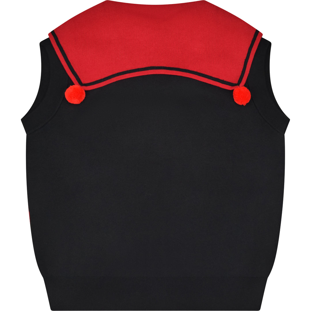 Crimson Harlequin Vest