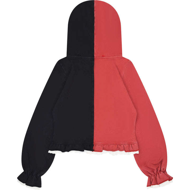 Crimson Jester Collar Hoodie