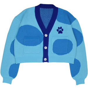 Cropped Blue's Cardigan