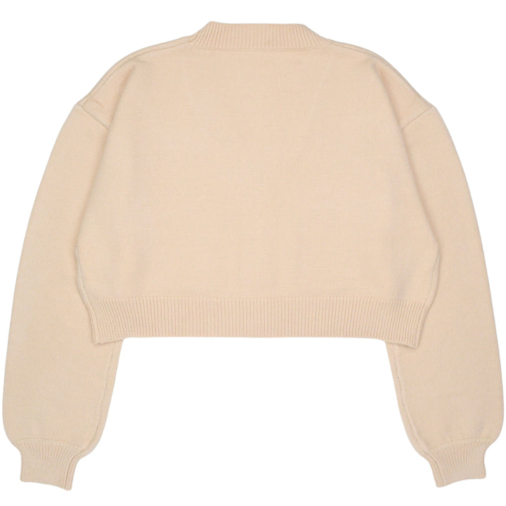 Cropped Beige/Cream/Nude Cardigan
