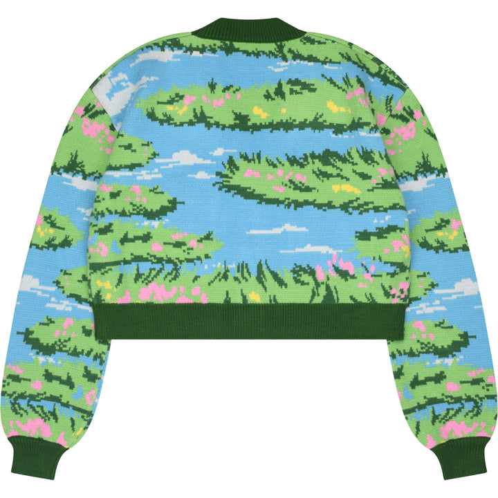 Cropped Garden Cardigan
