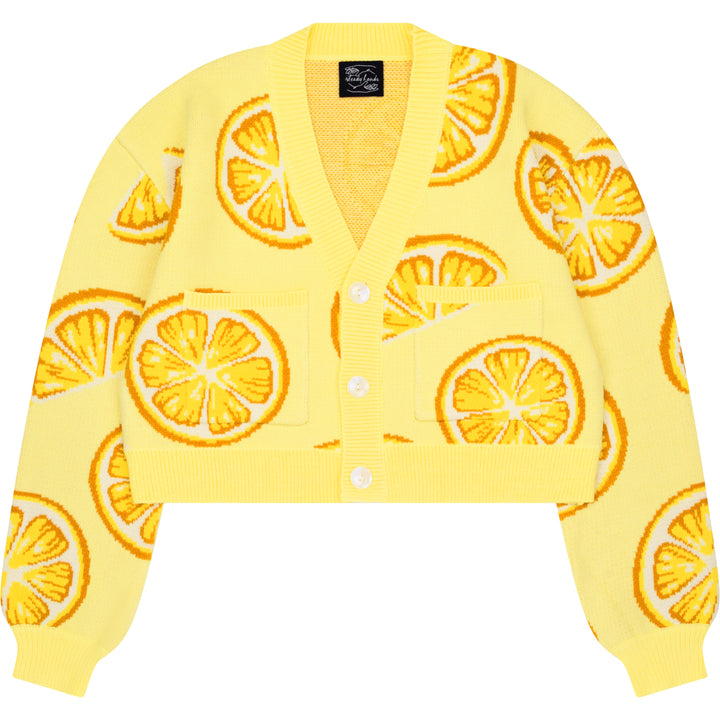 Cropped When Life Gives You Lemons Cardigan