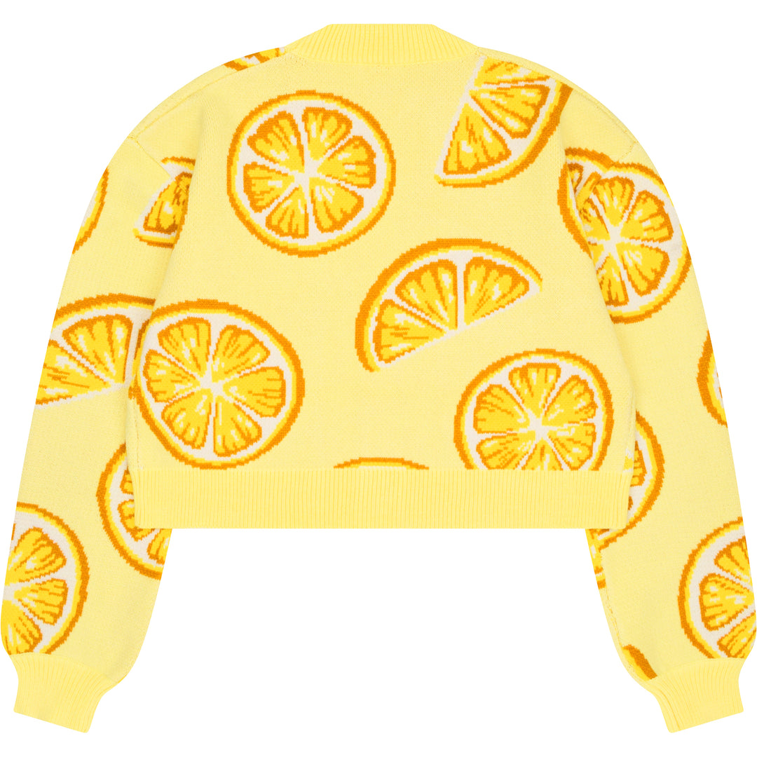 Cropped When Life Gives You Lemons Cardigan