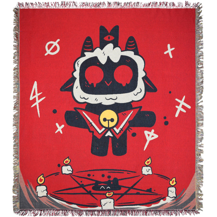 Cult of the Lamb Tapestry Blanket