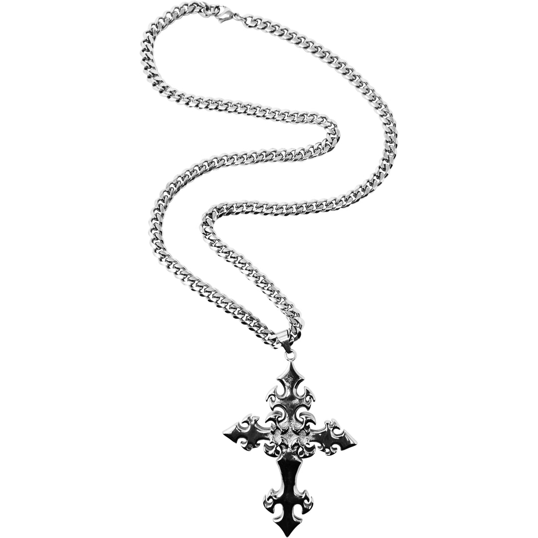 Cyber Cross Necklace