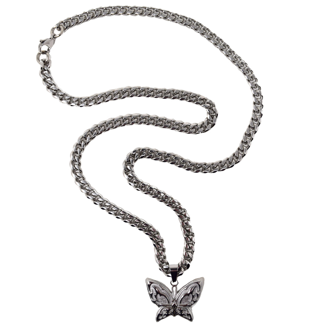 Cyber Butterfly Necklace