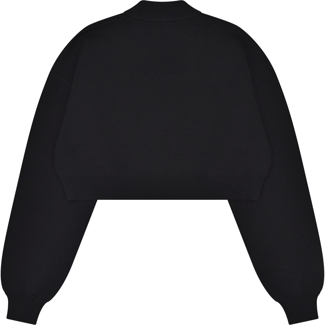 Cyber Heart Cut Out Sweater