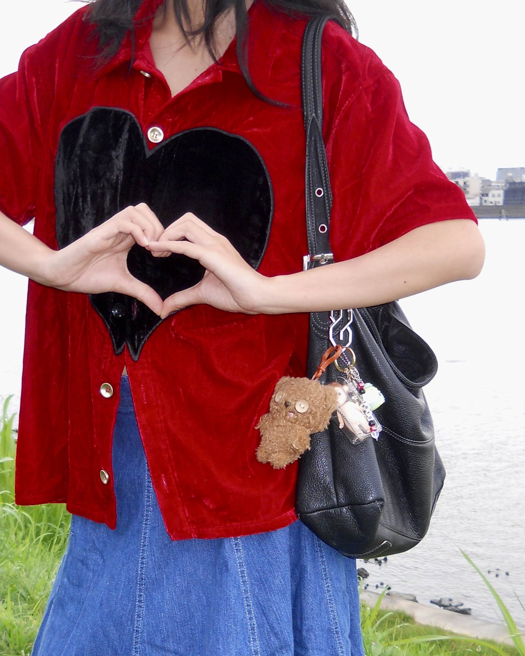 Heart Shaped Short Sleeve Button Up – Steady Hands