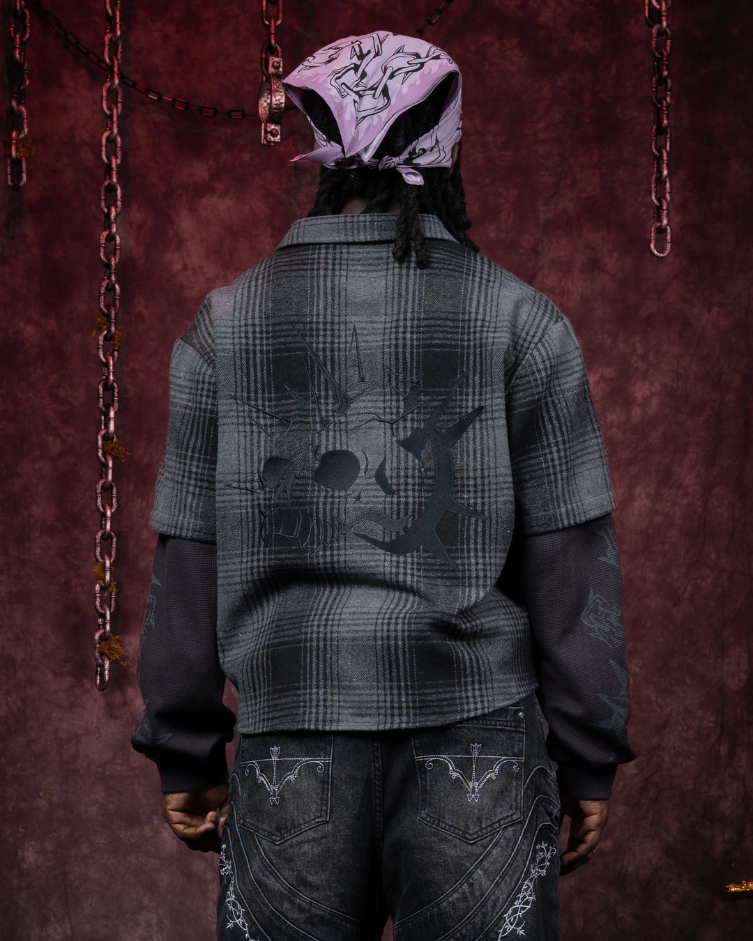 Skull Flail Flannel