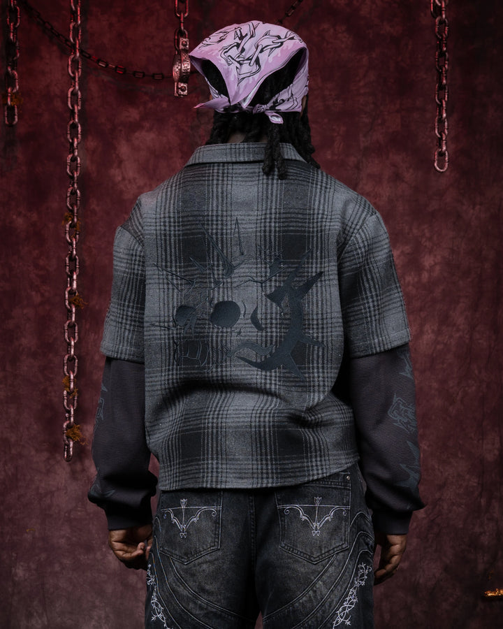 Skull Flail Flannel