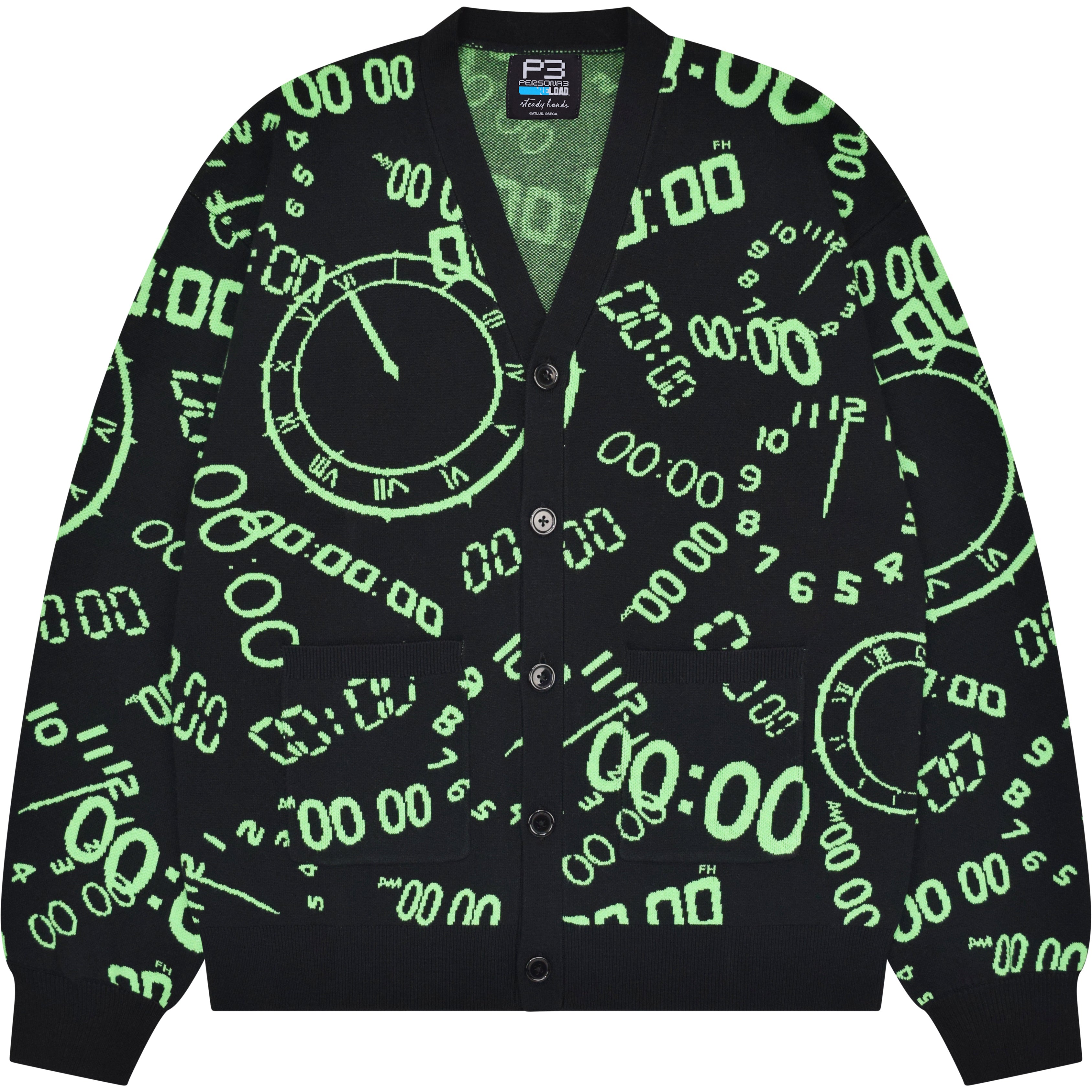 Dark Hour Patterned Cardigan – Steady Hands