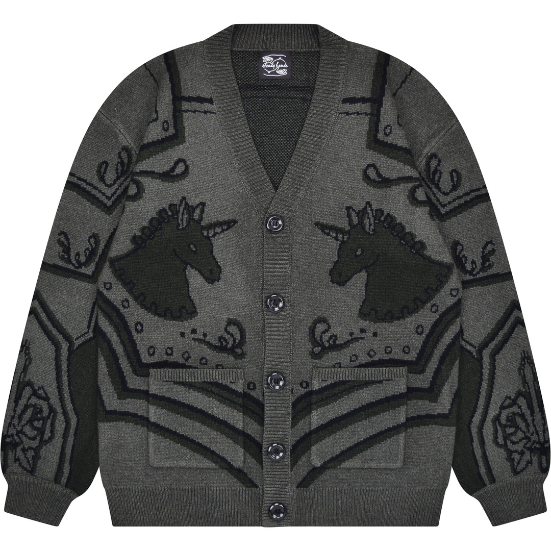Dark Knight's Armor Cardigan
