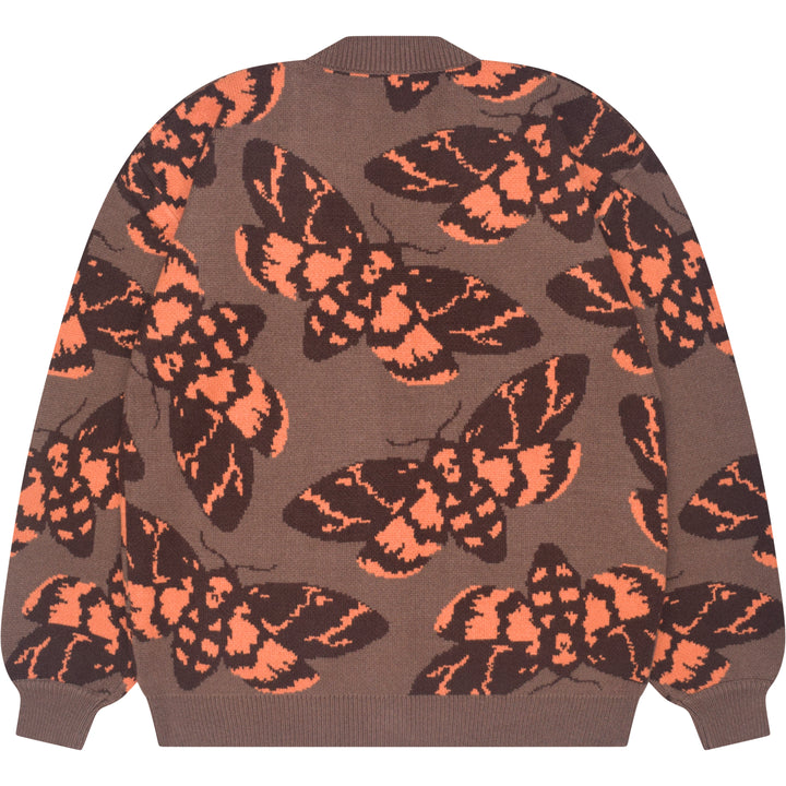 Death's-Head Hawkmoth Cardigan