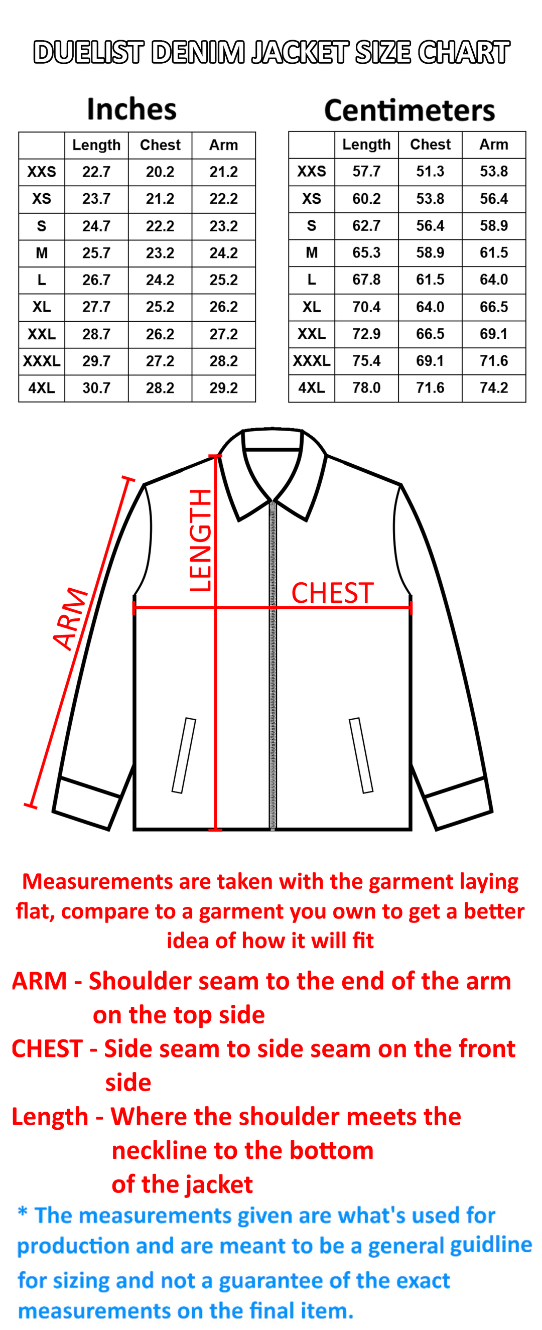 Duelist Denim Jacket – Steady Hands