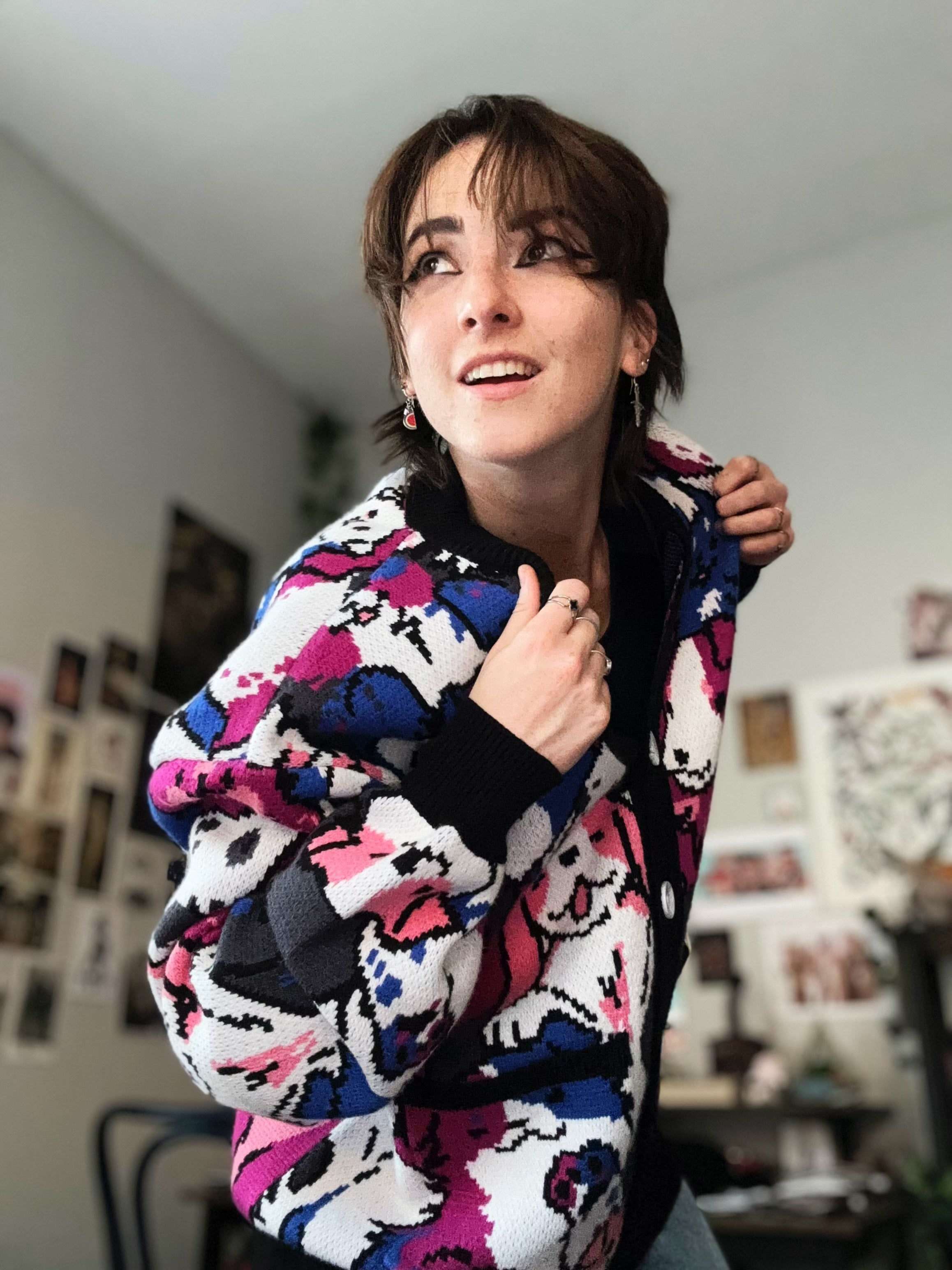 Gender Fluid Dog Cardigan – Steady Hands