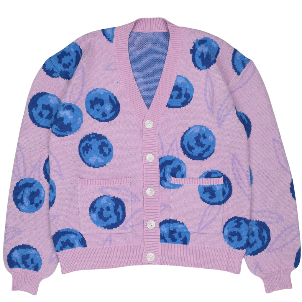 カーディガン rosy monster ferretknit cardigan saxblue Mollymauk Cardigan – Steady Hands