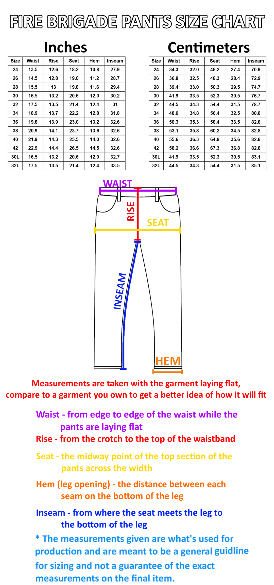 Fire Brigade Pants [PRE-APPROVAL]