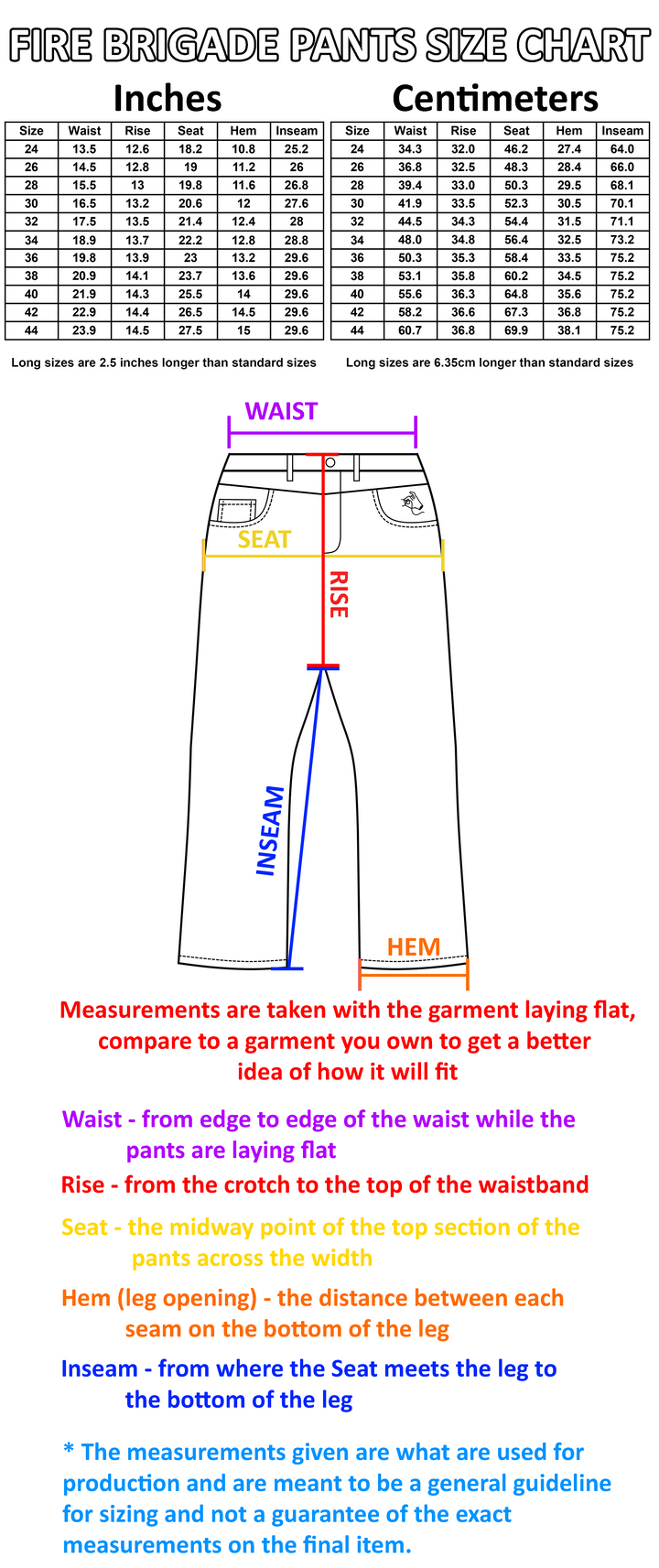 Fire Brigade Pants