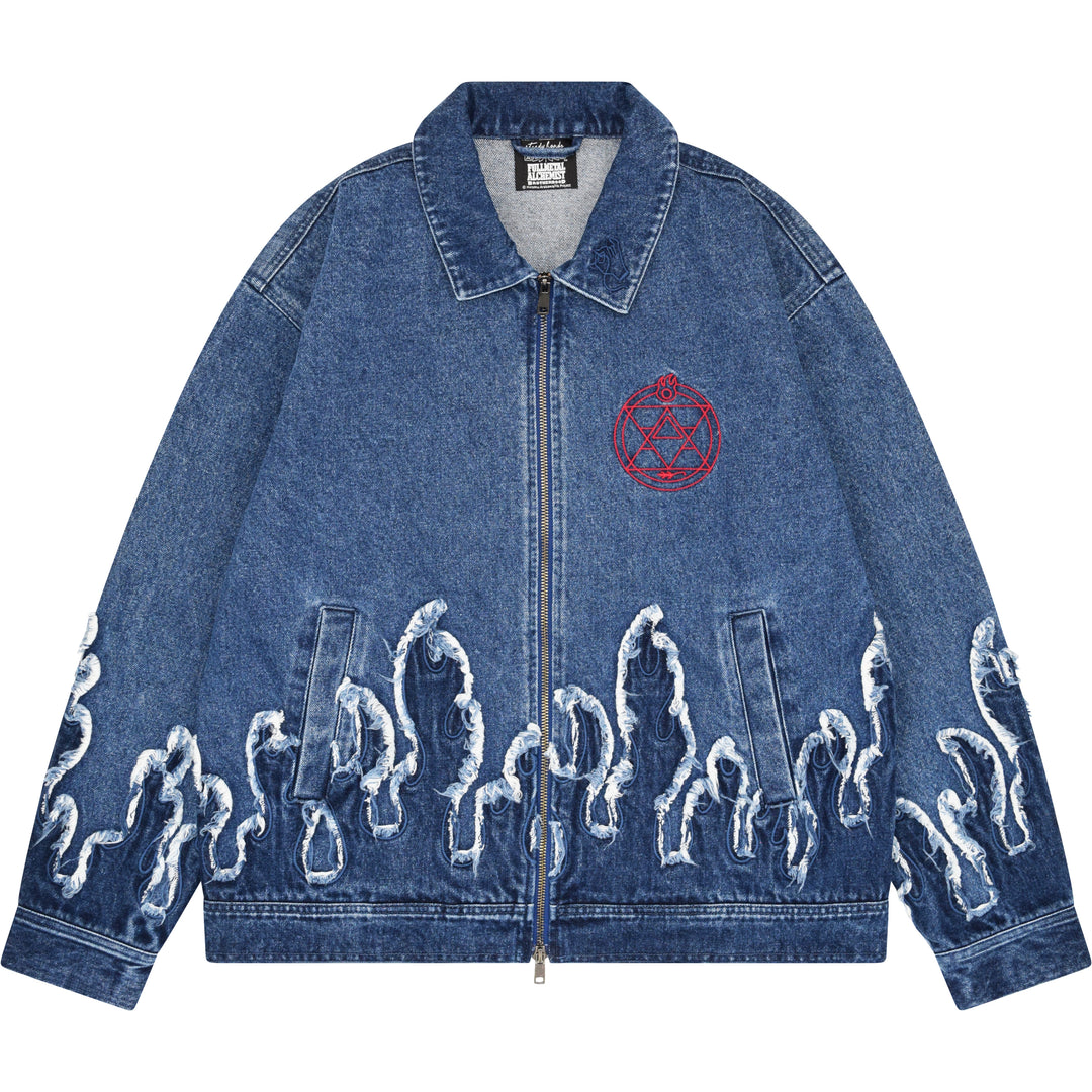 Flame Alchemist Denim Jacket