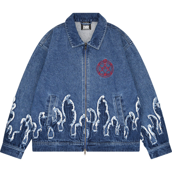 Flame Alchemist Denim Jacket