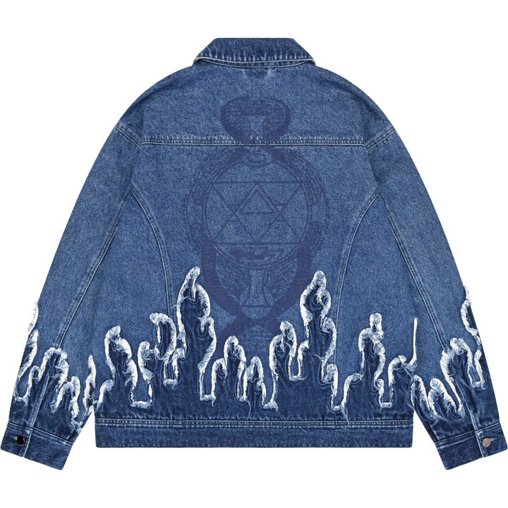 Flame Alchemist Denim Jacket