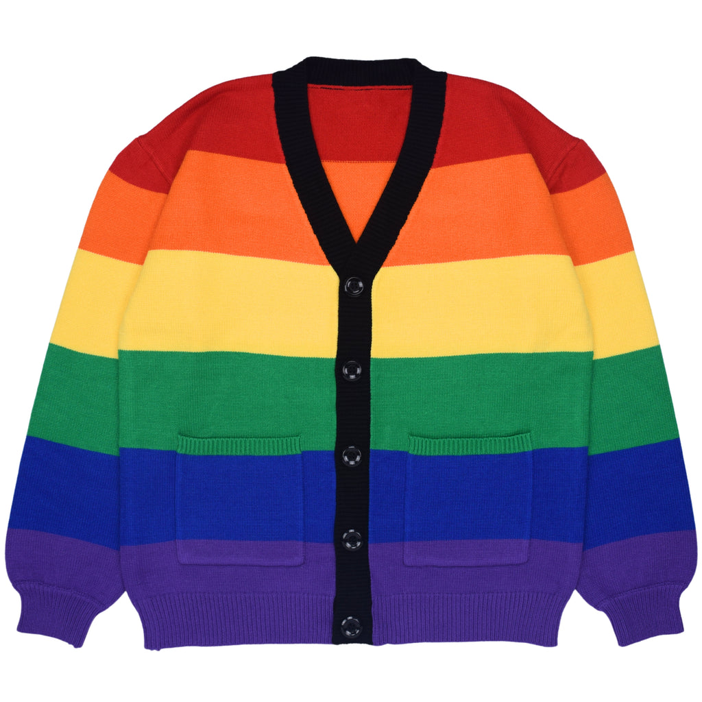 Mens Rainbow Cardigan Gay Pride Cardigan – Steady Hands