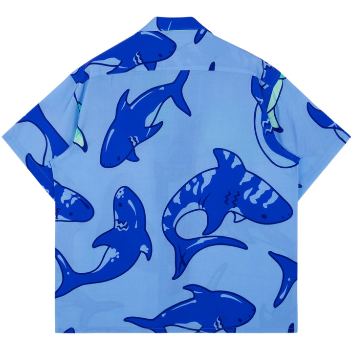 Gay Shark Button Up