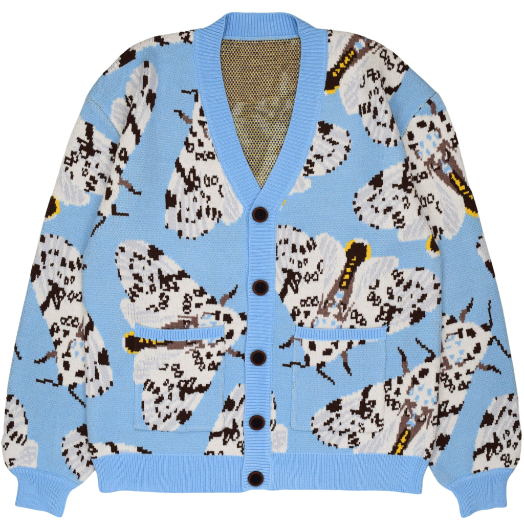 【早い者勝ち‼️】Rest&Recreation KNITCARDIGAN Giant Leopard Moth Cardigan – Steady Hands