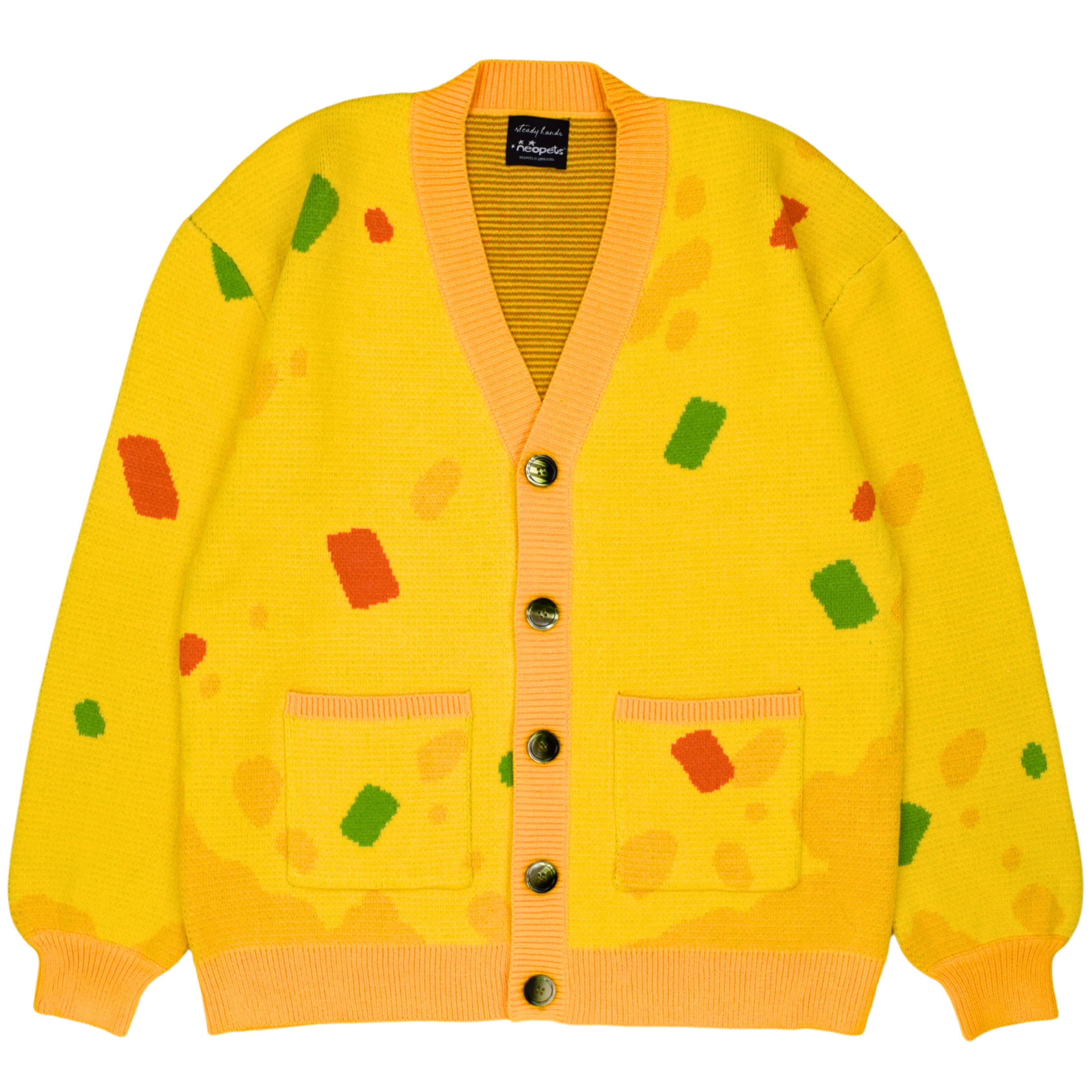 Giant Omelette Cardigan – Steady Hands