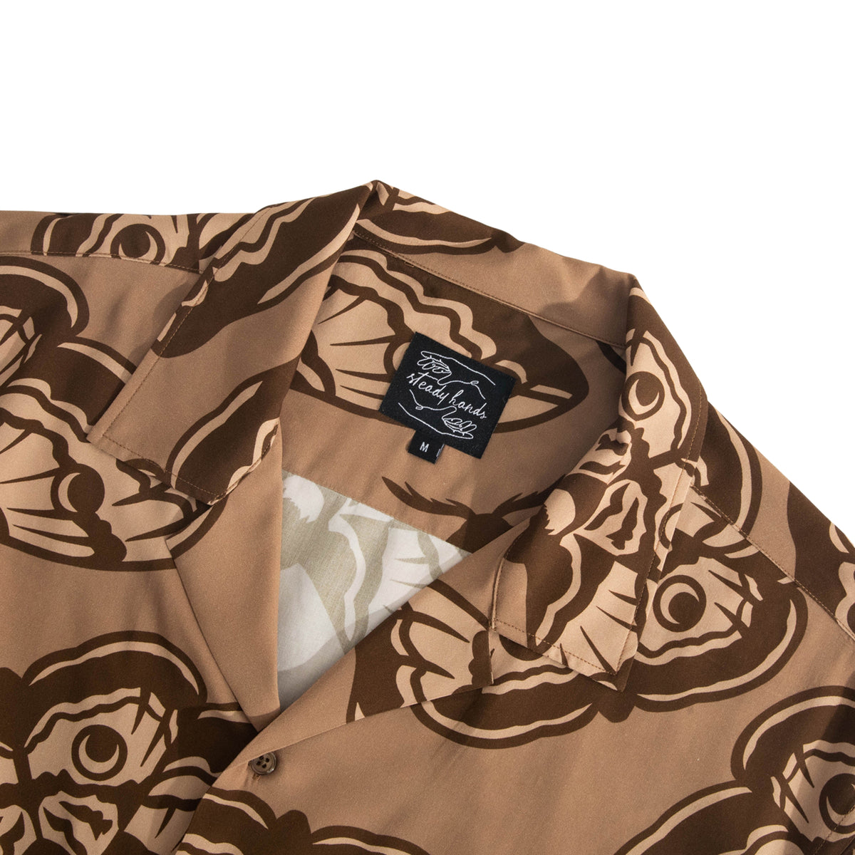 Giant Peacock Moth Button Up – Steady Hands