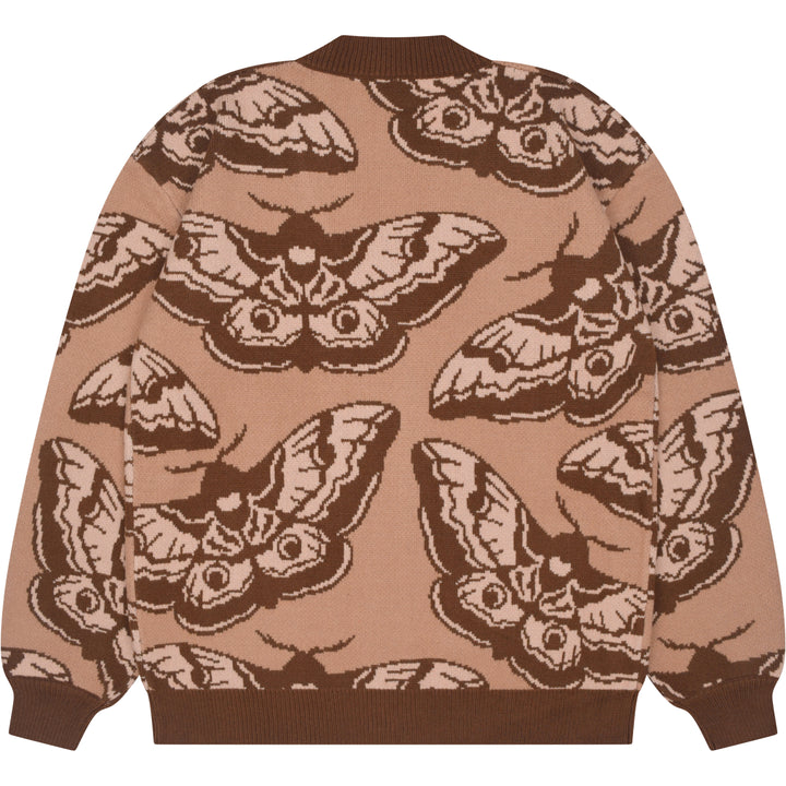 Giant Peacock Moth Cardigan