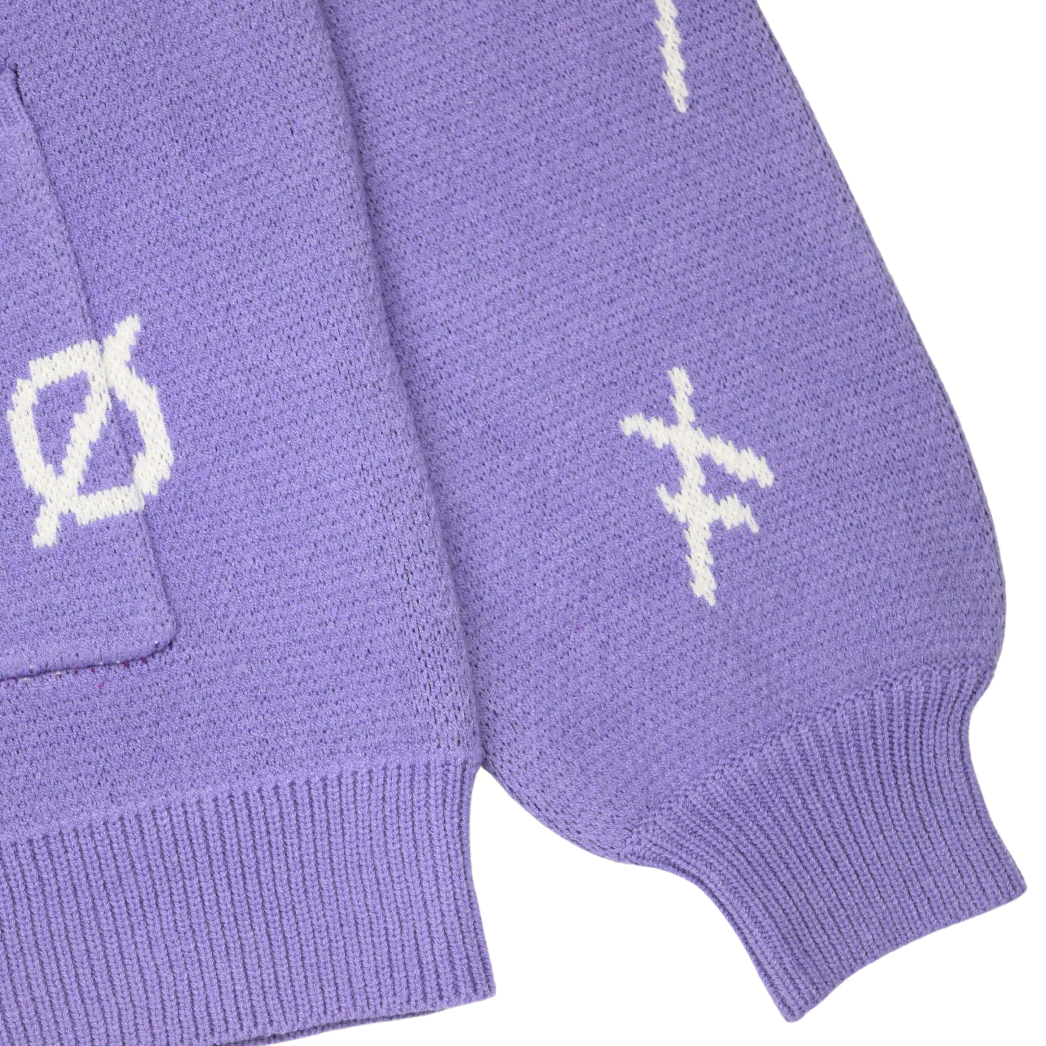 【新品未使用】24SS Hand knit lame cardigan 美品 seyto 24SS ラメニット カーディガン シルバー seyto（セイト）の