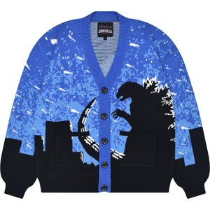 Godzilla Silhouette Cardigan