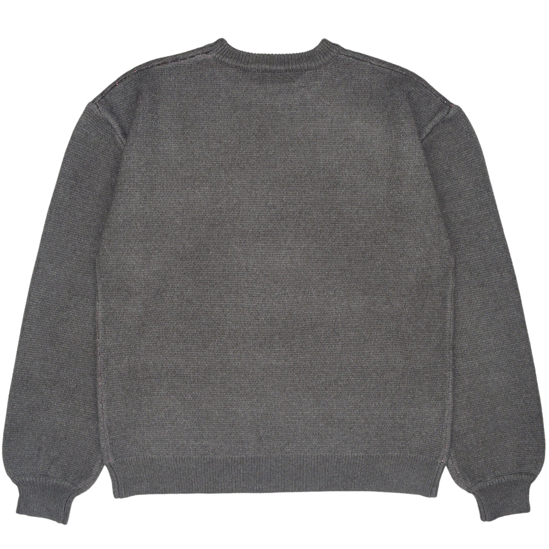 Grey Knit Gate Sweater