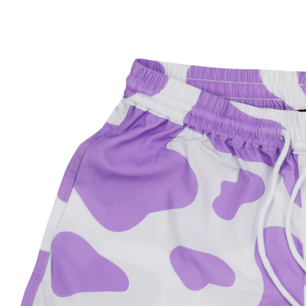 Lilac Cow Shorts
