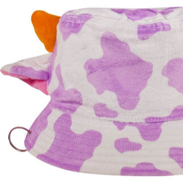 Lilac Cow Bucket Hat