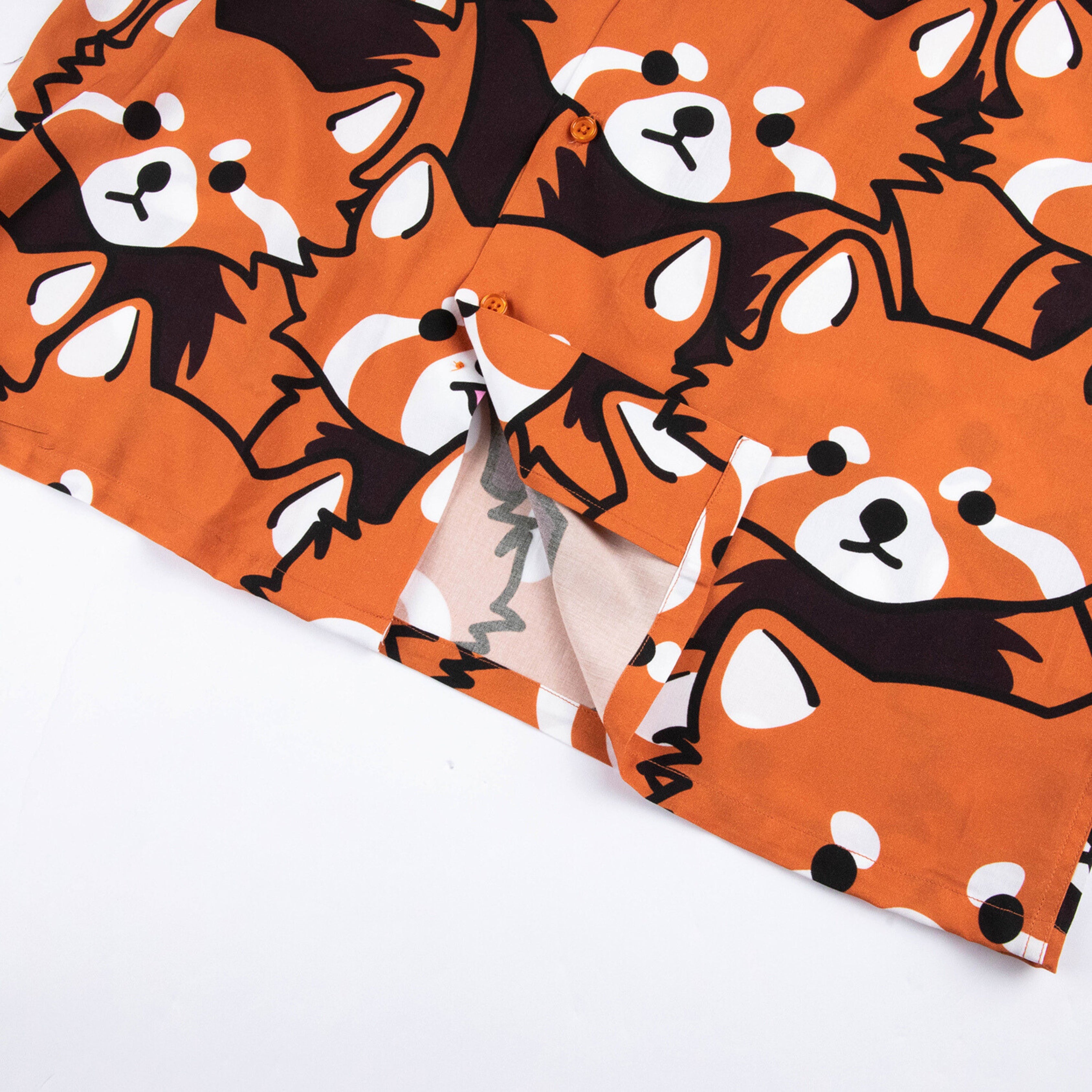 Left On Red Panda Button Up – Steady Hands
