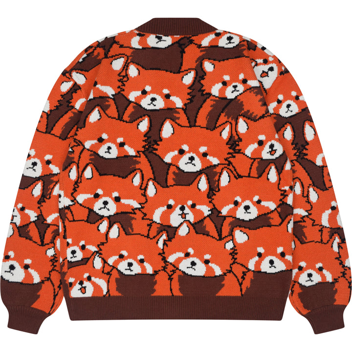 Left on Red Panda Cardigan